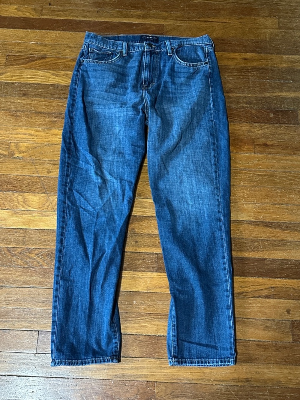 Lucky Brand Women’s 100% Cotton Midrise Authentic Straight Leg Jeans, Sz 10/30